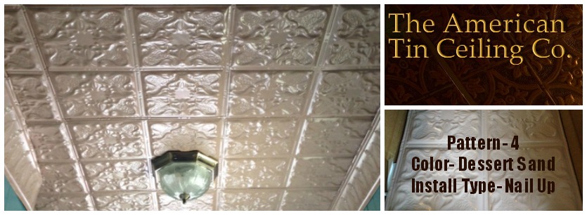 My New Entryway Tin Ceiling Tiles From The American Tin