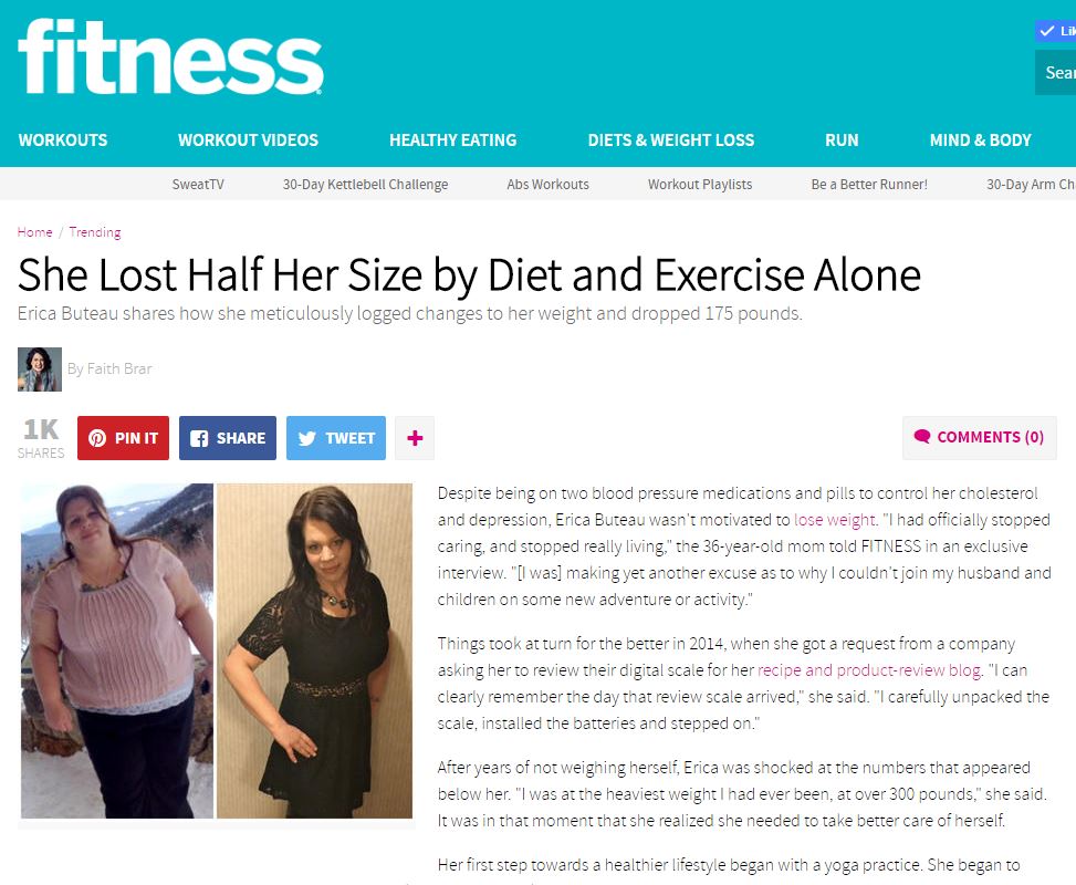 Erica Buteau Fitness Magazine