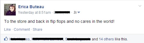 flip flop feet