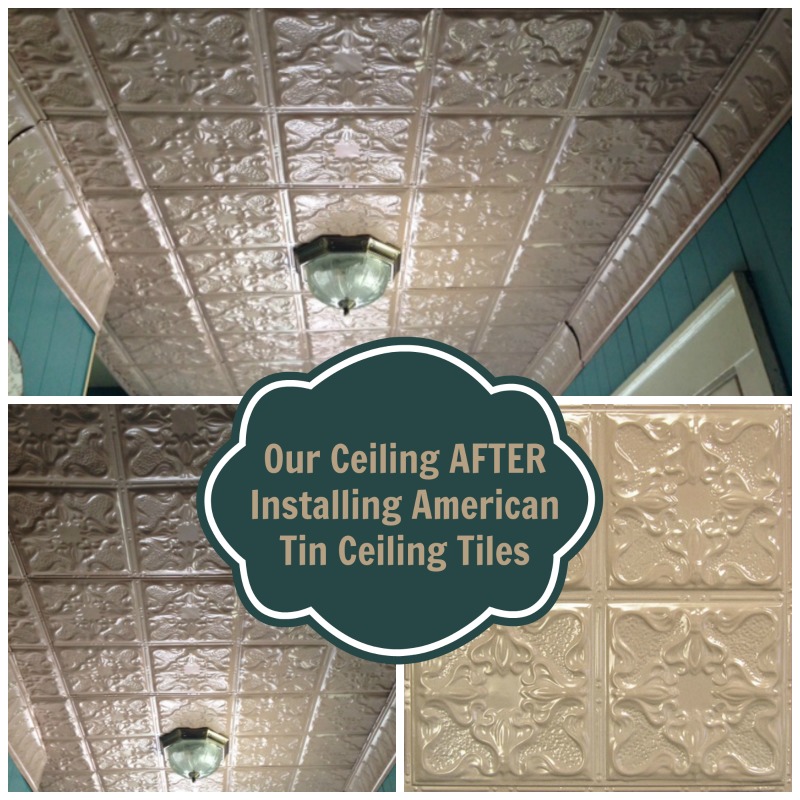 My New Entryway Tin Ceiling Tiles From The American Tin Ceiling