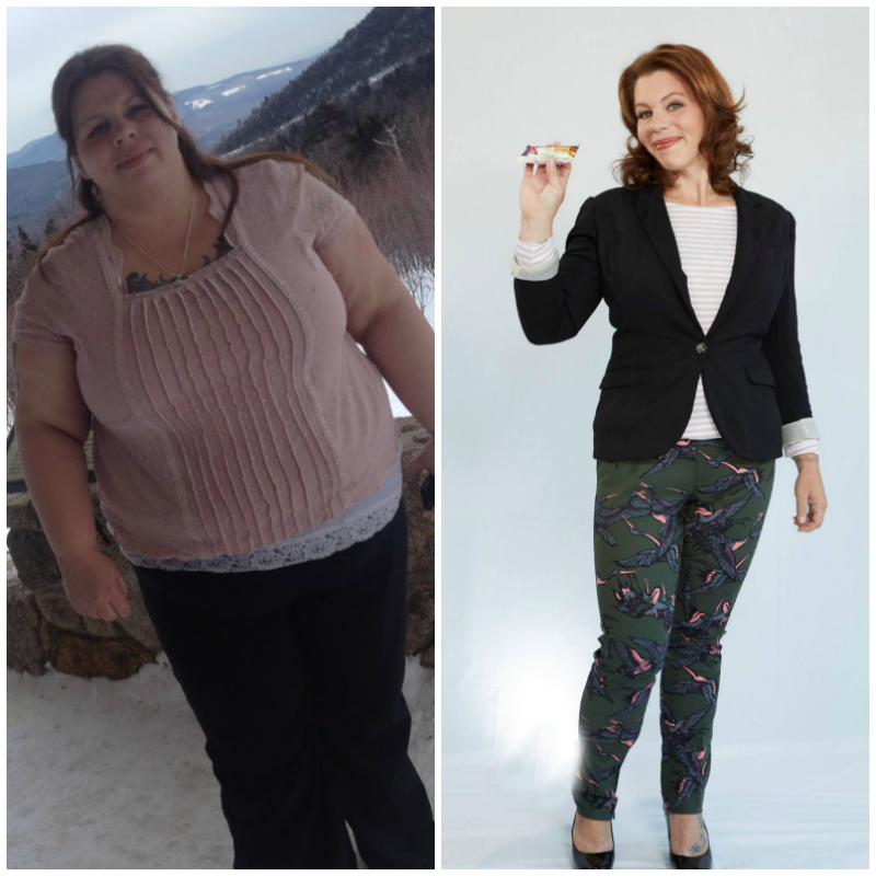 Erica Buteau, Motivational Speaker, Before and After 180 Pound Weight Loss