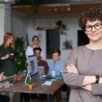 photo of woman wearing eyeglasses