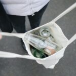 glass bottles in bag