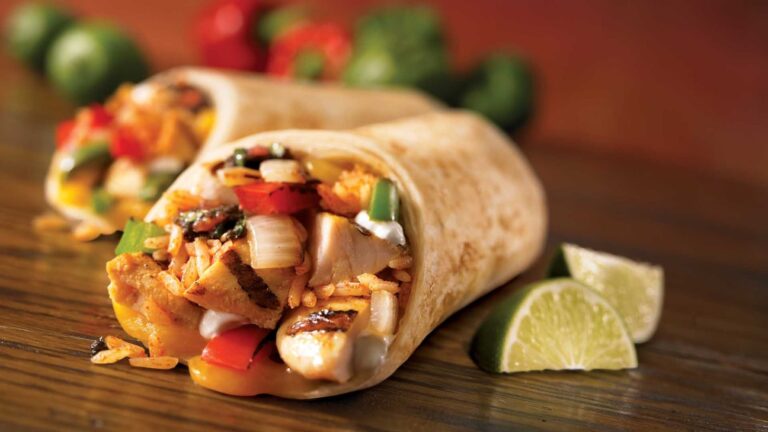 close up photo of a burrito