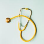 A yellow stethoscope