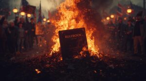 When the Rulebook Burns_ Rallies, Pardons, and a Nation Unraveling in Plain Sight