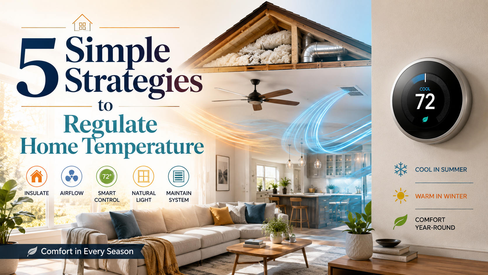 5 Simple Strategies to Regulate Home Temperature the Right Way